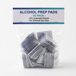 Alcohol Wipes — 50 Pack